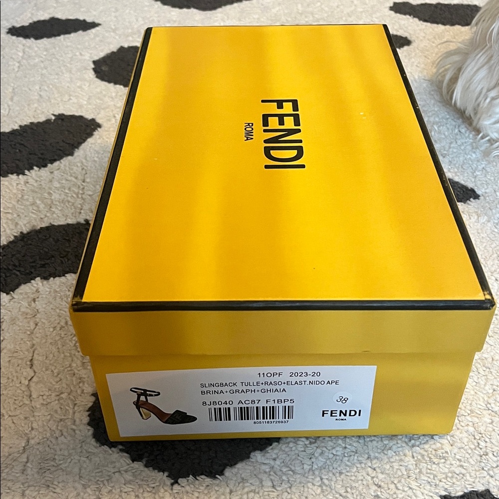Fendi Yellow Shoe Box n5